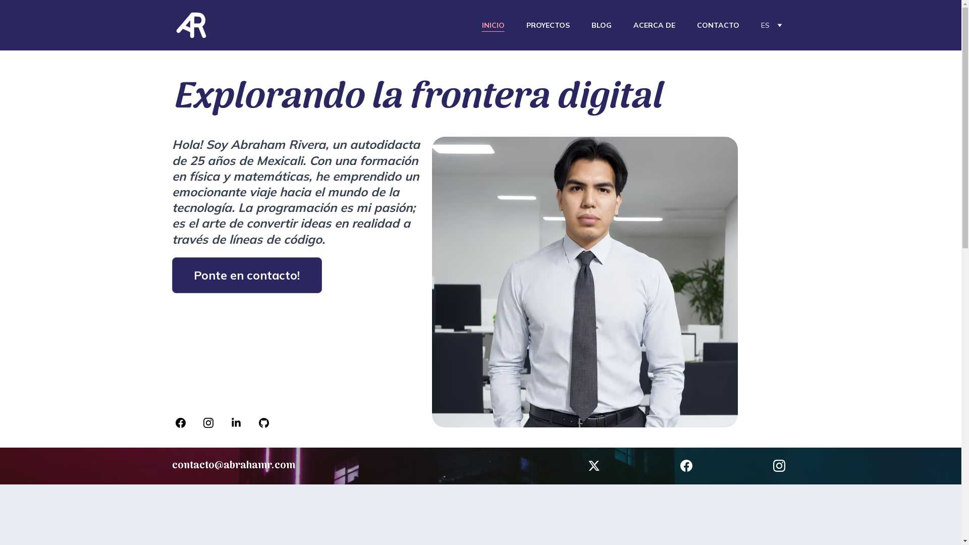 Portafolio Profesional de Desarrollador Autodidacta | Pagina Web | Abraham Rivera