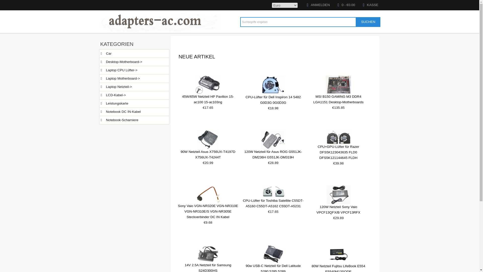 Notebook Netzteil ac adapters