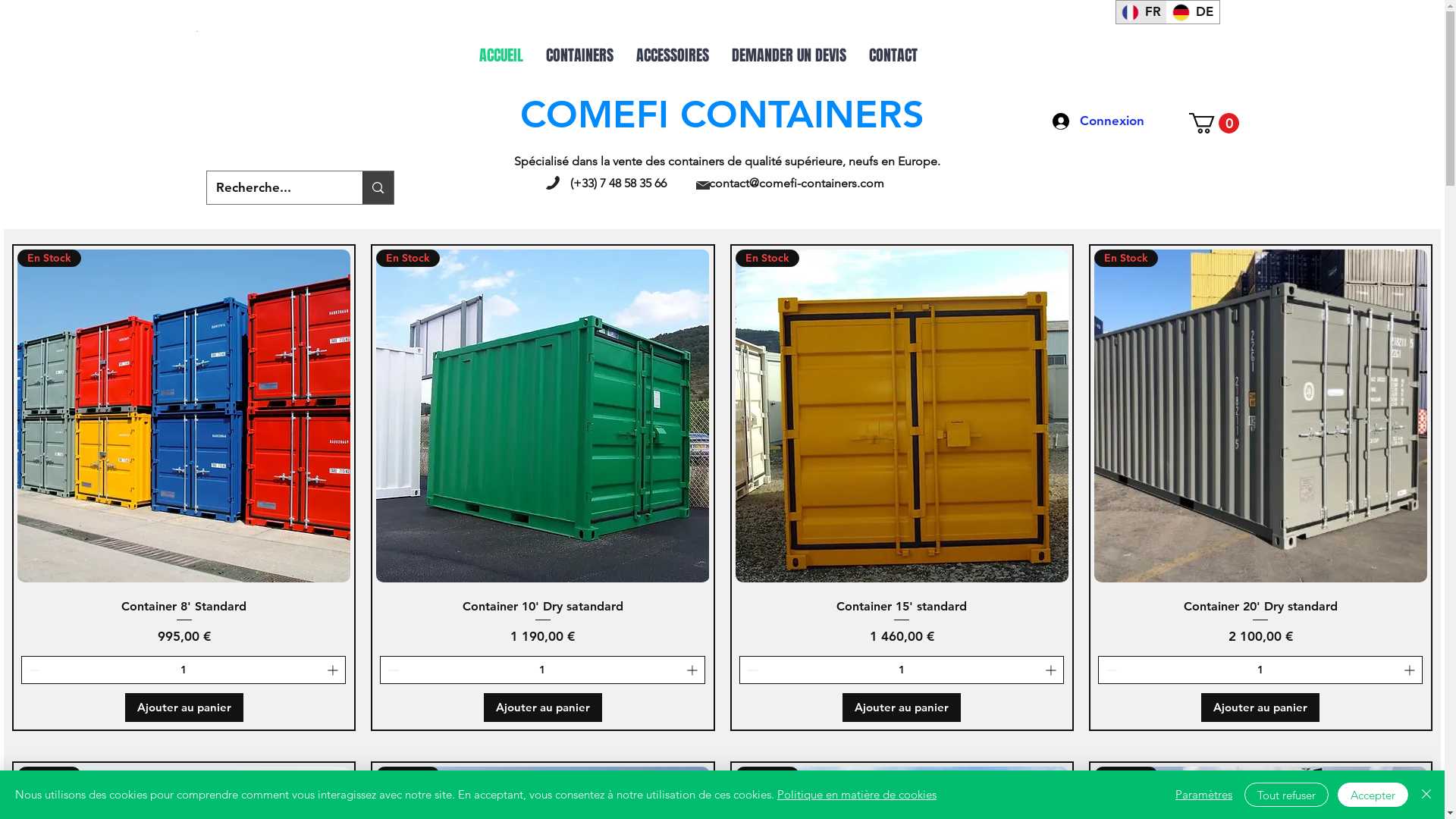 COMEFI CONTAINERS | Lieferung aller Arten von Container