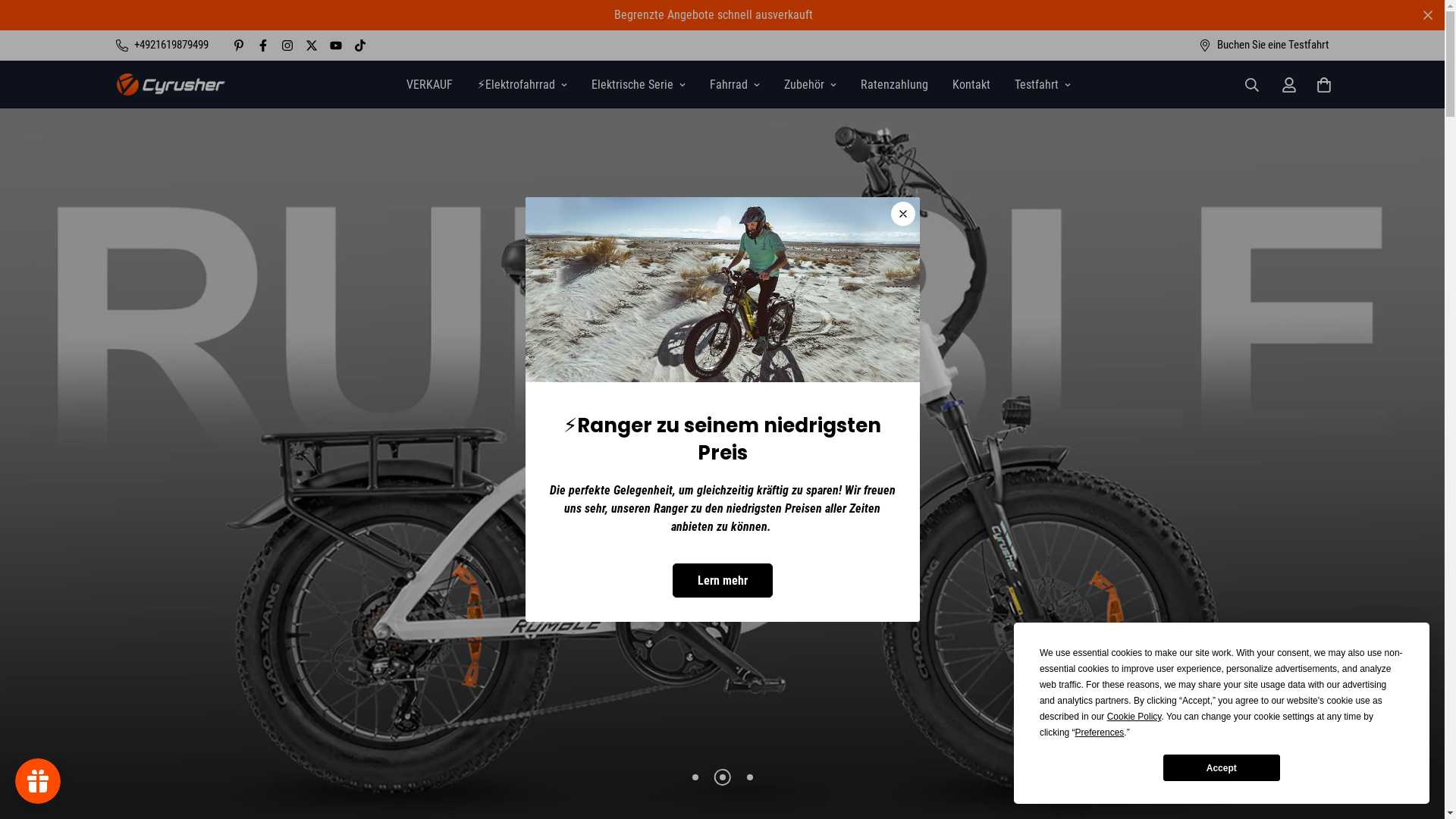 Cyrusher® Fahrräder Deutschland | Elektrofahrräder mit fetten Reifen