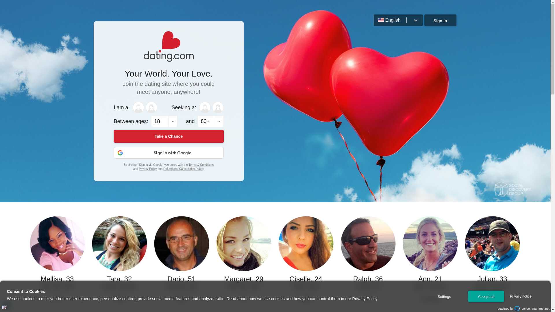 Dating.com - Global Online Dating Site for Eligible Singles