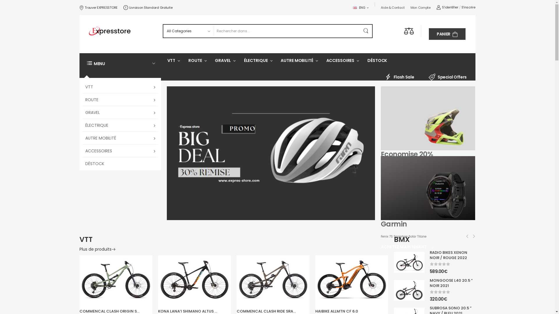 expres-store.com - Spécialiste matériel vélo, running, outdoor 100% français