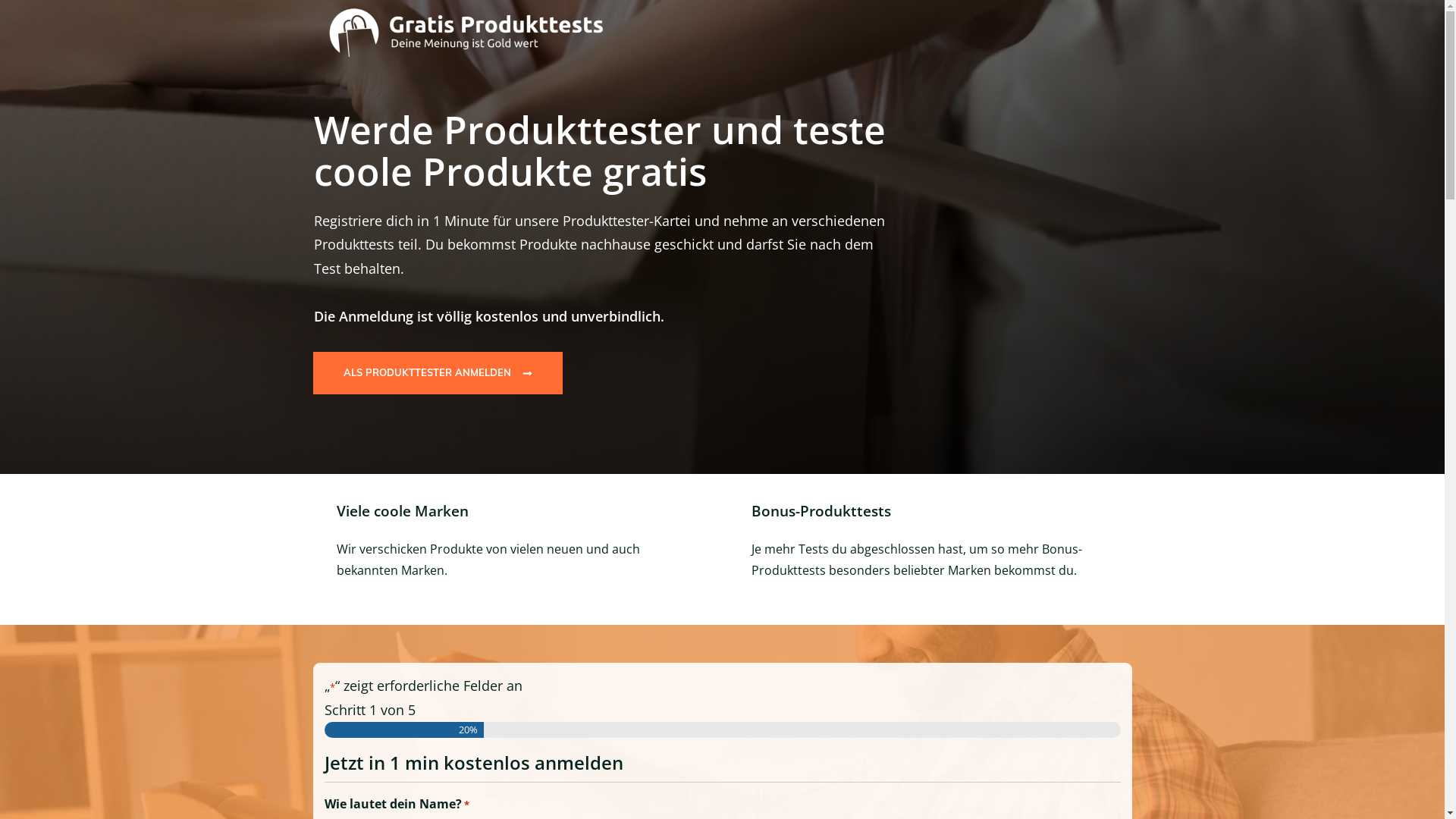 Produkttester werden - Jetzt kostenlos anmelden