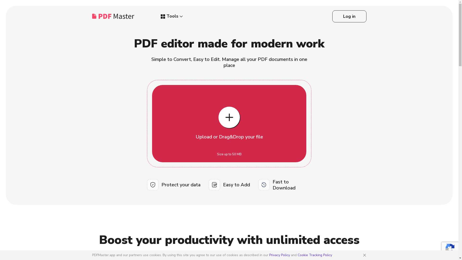 PDF Editor and Converter, Compress PDF Files Online - PDF Master