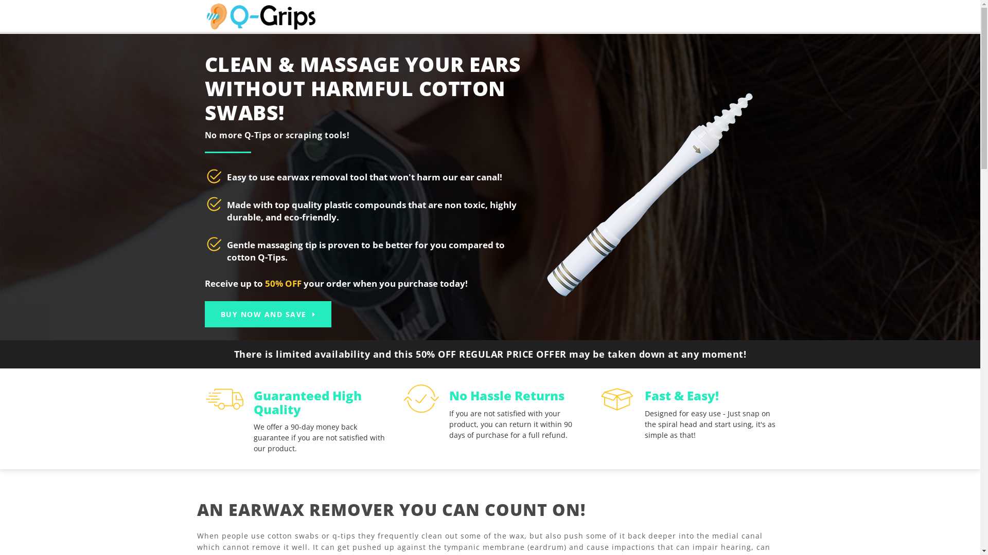 Q-Grips Earwax Removers