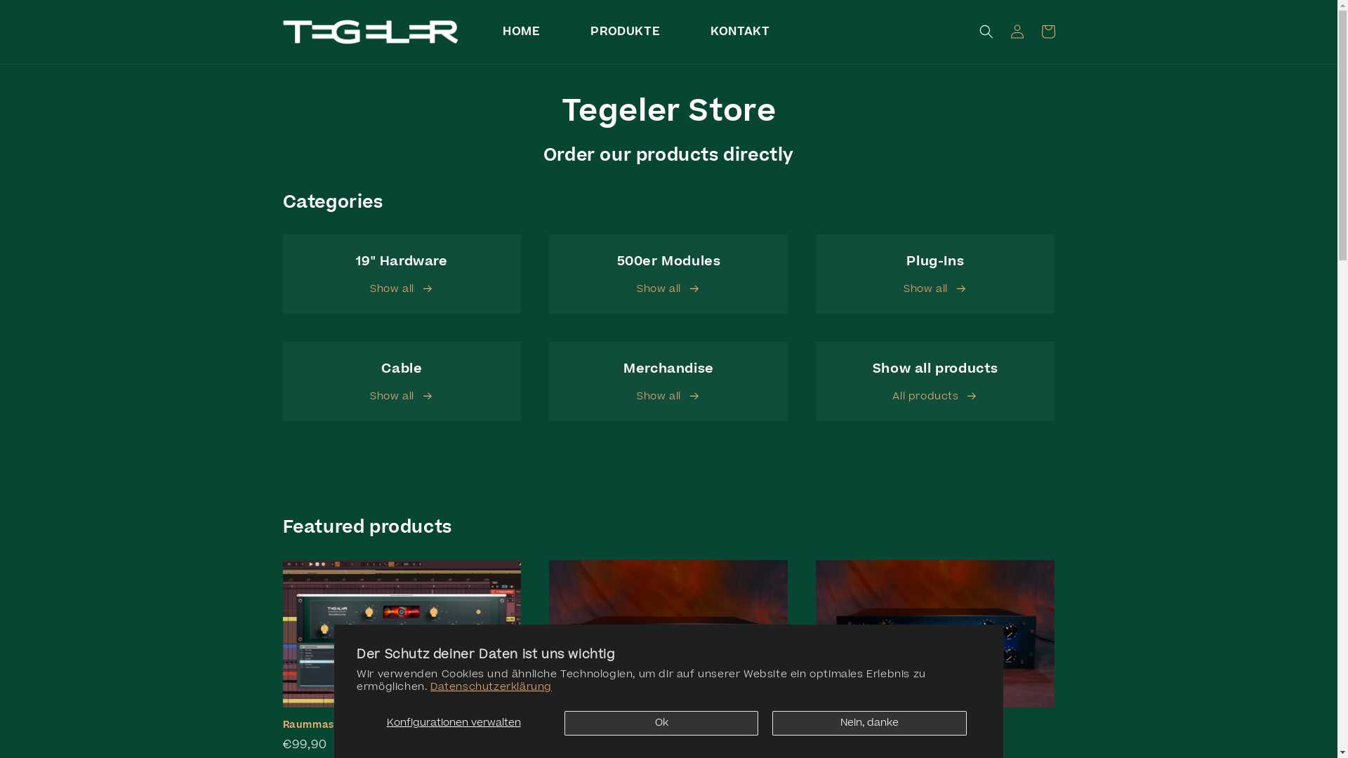 
      Tegeler Shop
