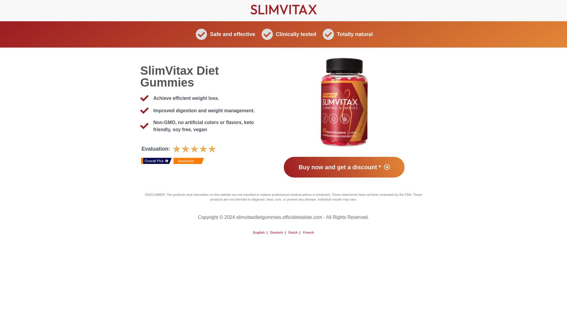 SlimVitax Diet Gummies ✳️ 50% discount [Official Shop]