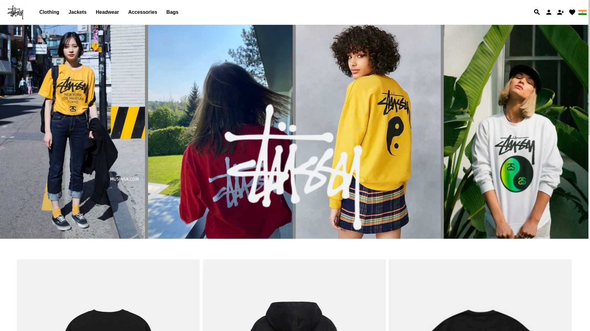 Stussy India - Buy Stussy Hoodie & Sweatshirt,T Shirt Online India