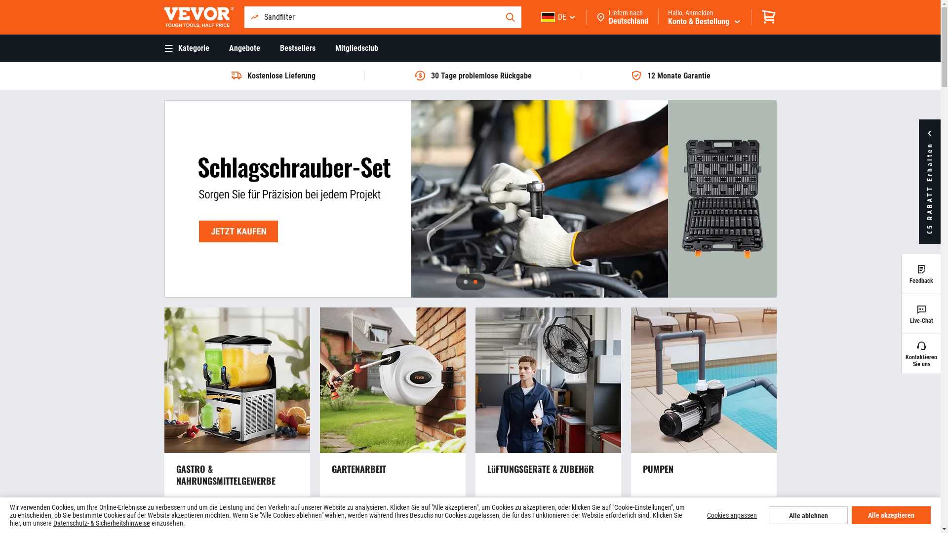 TOUGH TOOLS, HALBER PREIS | VEVOR Online-Shop