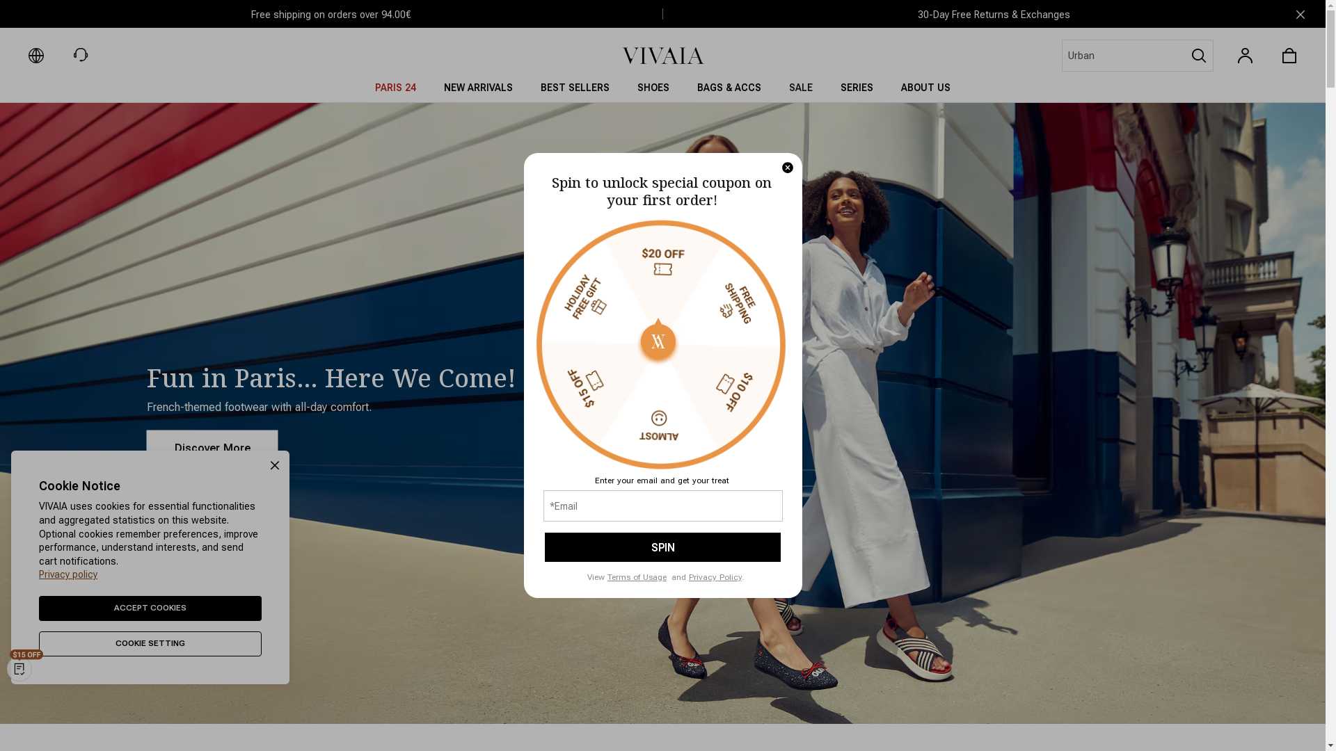 Official Website of VIVAIA Shoes | Comfortable, Sustainable & Washable Shoes